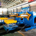7 tons hydraulic decolier using floor decking machine